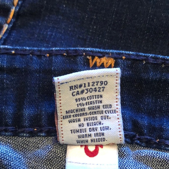 True religion multi colored stitching size 27 - Picture 4 of 7